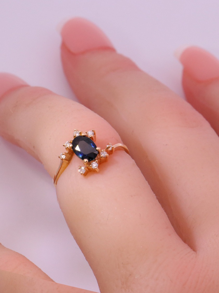 14K Yellow Gold Diamond Ring - – SW30520